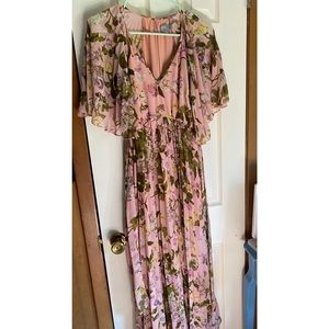 Asos Floral midi dress